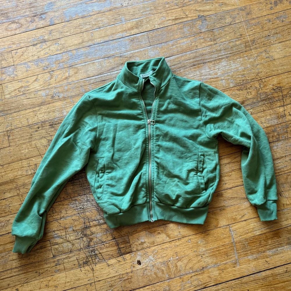 Stateside Green Zip-Up Jacket